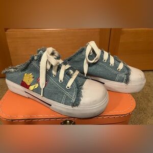 Women’s “Pooh” Slip on Canvas Sneakers | Size  7 1/2